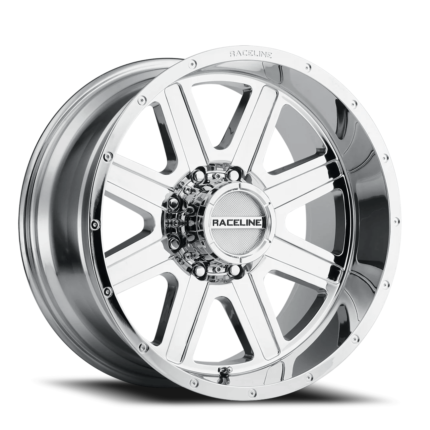 Raceline Wheels Aluminum Wheels 17x9 Hostage 940C Chrome 0 Offset 6 on 135 Bolt Pattern 87.1 Bore Raceline - 940C-79065-00
