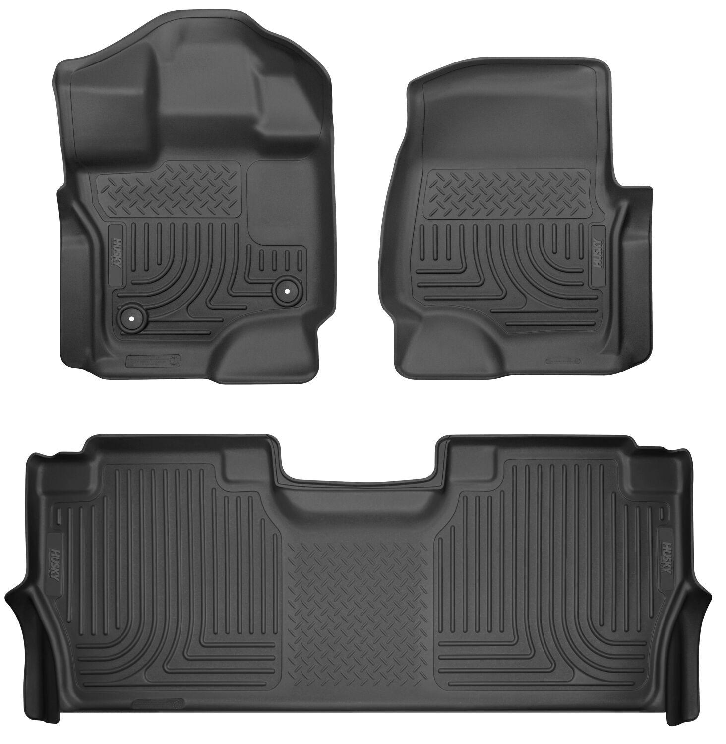 Husky Liners Front & 2Nd Seat Floor Liners (2021-2021 F-150) - 94121