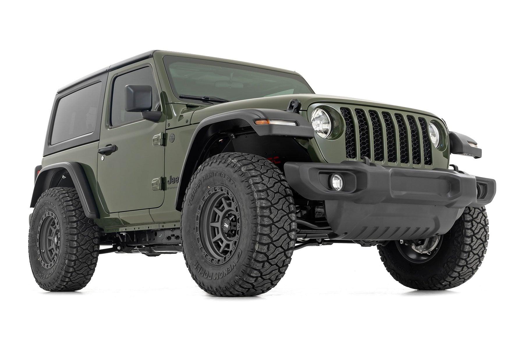 Rough Country 3.5 Inch Lift Kit C/A Drop Front D/S M1R Jeep Wrangler JL 4WD (24-26) (2024-2026 Wrangler) - 94144