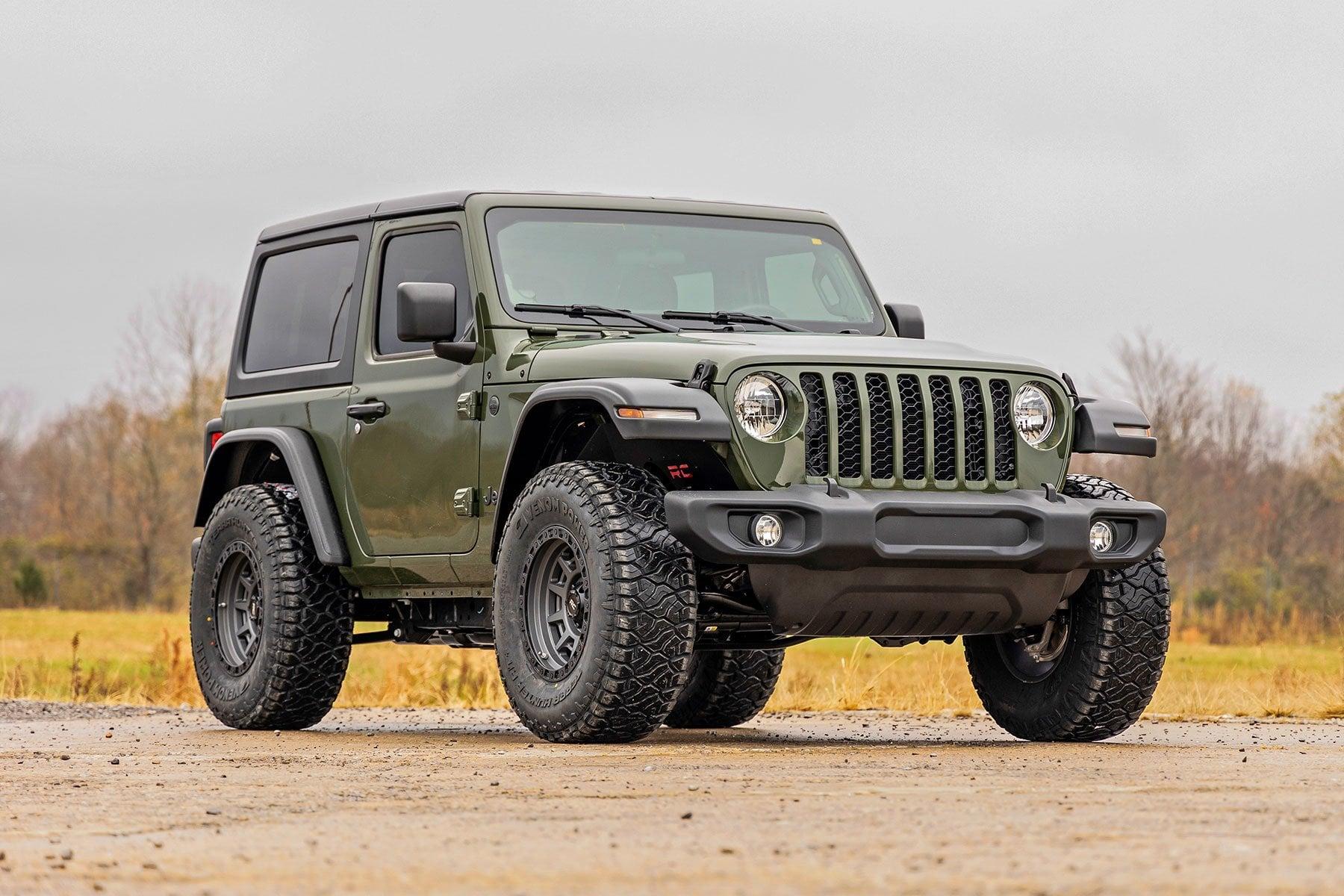 Rough Country 3.5 Inch Lift Kit C/A Drop Front D/S M1R Jeep Wrangler JL 4WD (24-26) (2024-2026 Wrangler) - 94144