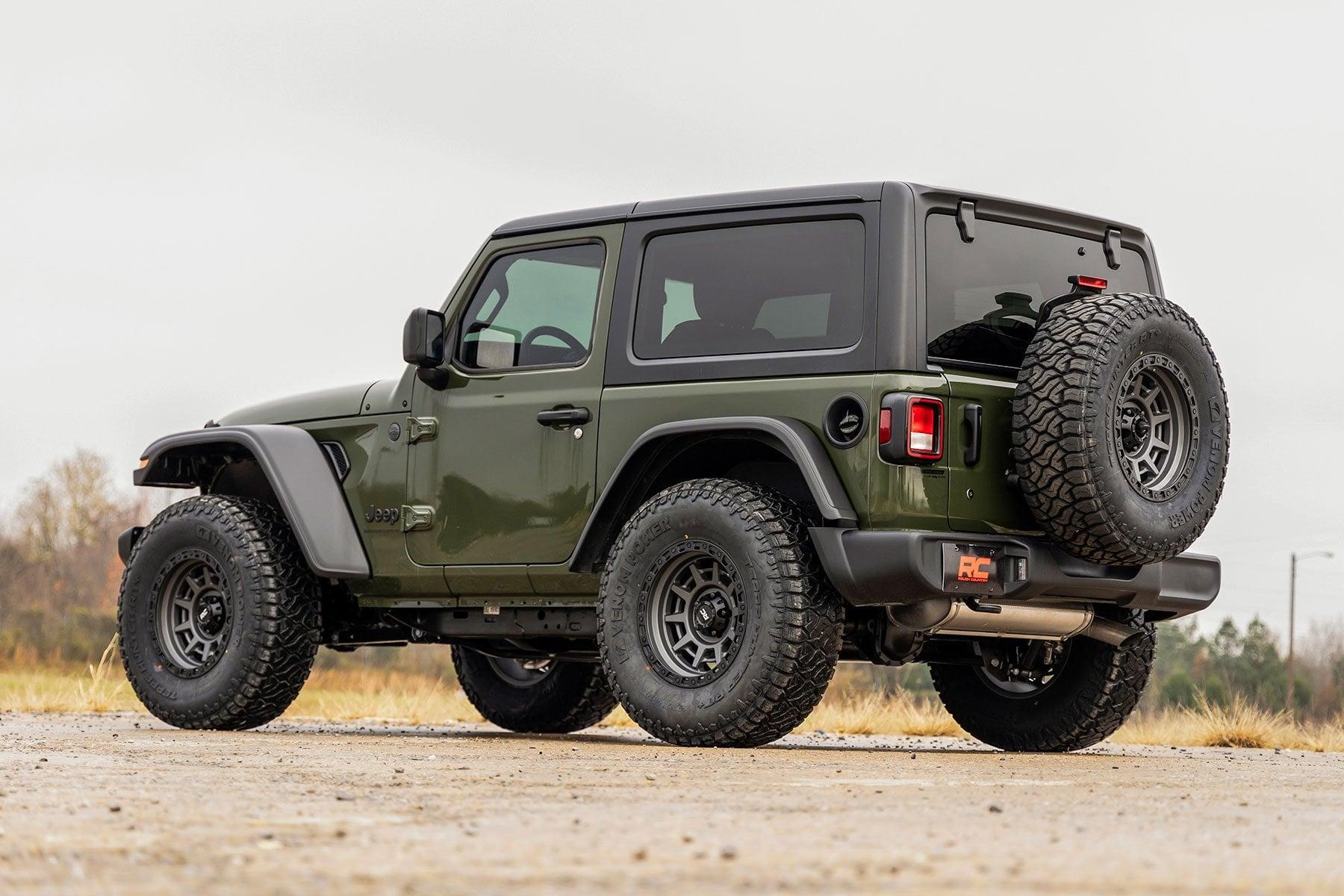 Rough Country 3.5 Inch Lift Kit C/A Drop Front D/S M1R Jeep Wrangler JL 4WD (24-26) (2024-2026 Wrangler) - 94144