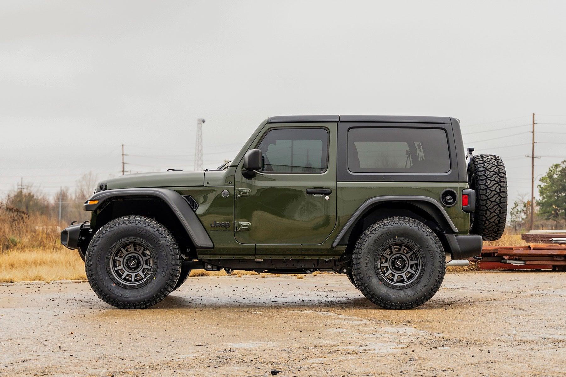 Rough Country 3.5 Inch Lift Kit C/A Drop Front D/S M1R Jeep Wrangler JL 4WD (24-26) (2024-2026 Wrangler) - 94144