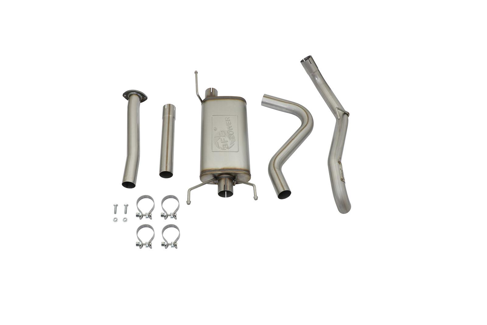 AFE MACH Force-Xp 2-1/2in 409 Stainless Steel Cat-Back Exhaust System (2016-2021 Tacoma, Tacoma) - 49-46034