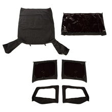 Rugged Ridge Montana Soft Top Door Skins Black Diamond Tinted; 88-95 Wrangler Yj - 13752.35