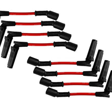 TAYLOR CABLE Thundervolt 8.2 custom 8 cyl red Spark Plug Wires - 82244
