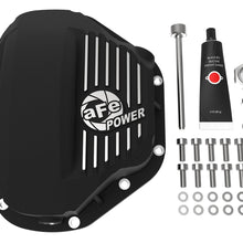 AFE Pro Series Rear Differential Cover Black w/ Machined Fins (1994-2007 Ram 3500, F-350 Super Duty, F-350 Super Duty, F-450 Super Duty, F-450 Super Duty) - 46-70032