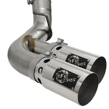 AFE Rebel XD 4 IN 409 Stainless Steel DPF-Back Exhaust w/Dual Polished Tips (2017-2019 Silverado 2500 HD, Silverado 3500 HD, Sierra 2500 HD, Sierra 3500 HD) - 49-44089-P