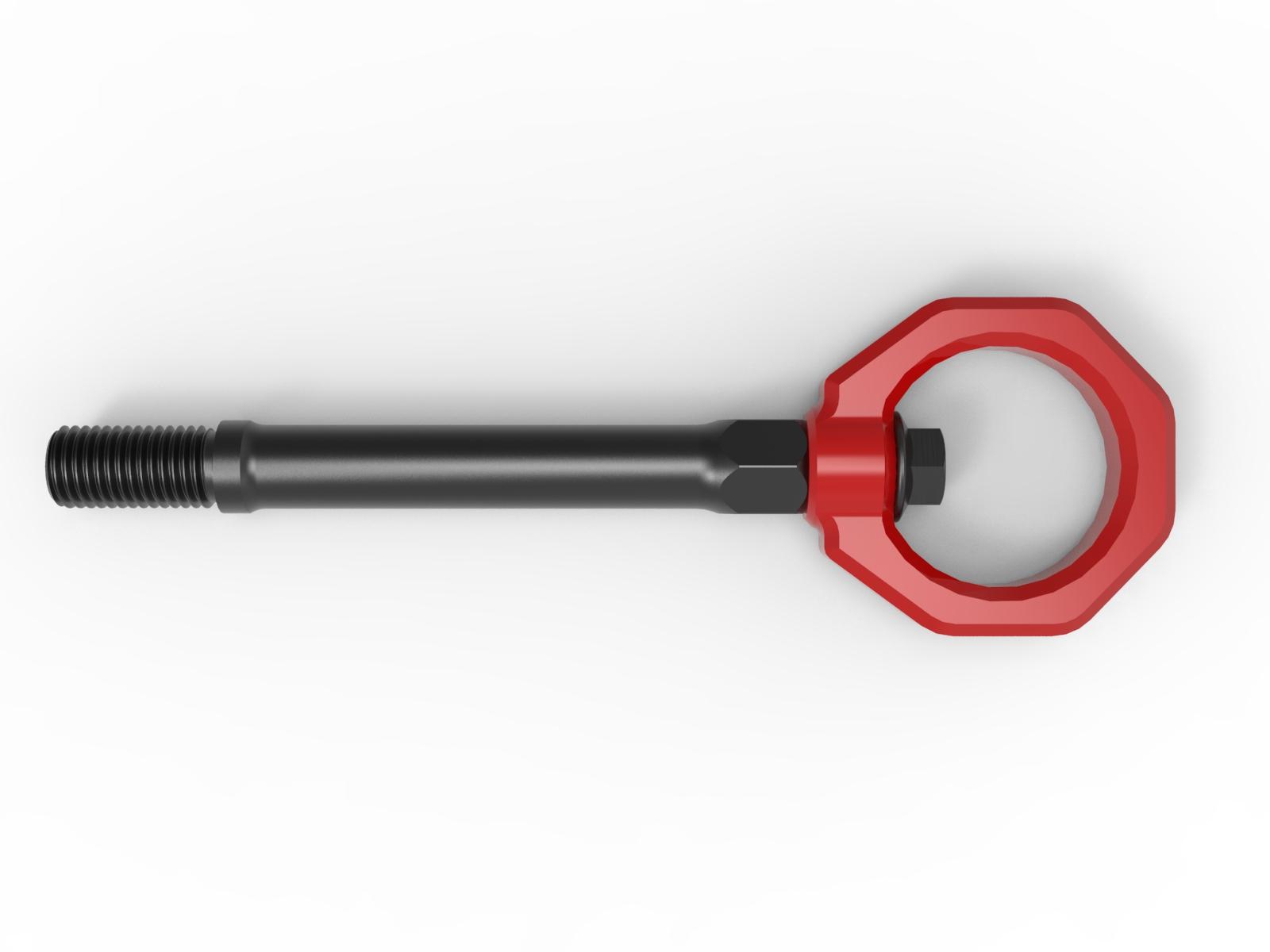 AFE Front Tow Hook Red (2020-2023 Corvette 6.2) - 450-401014-R