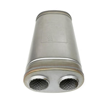 AFE MACH Force-Xp 409 Stainless Steel Muffler 2-1/2 IN Dual Inlet/Dual Outlet 5 IN H x 8 IN W x 18 IN L - Oval Body - 49M00052