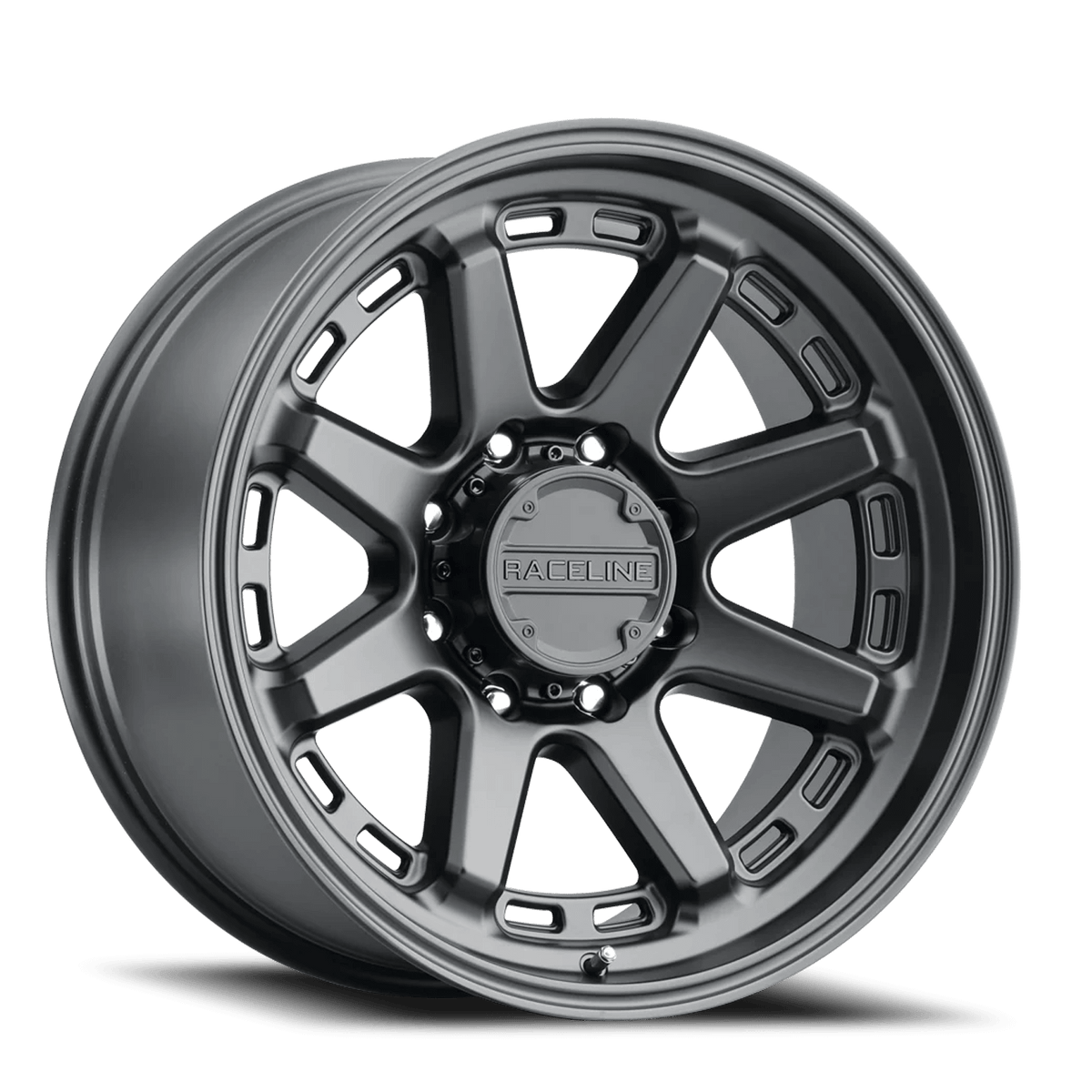 Raceline Wheels Aluminum Wheels 20x10 Scout 947B Satin Black -19 Offset 8 on 165.1 Bolt Pattern 125.2 Bore Raceline - 947B-21080-19
