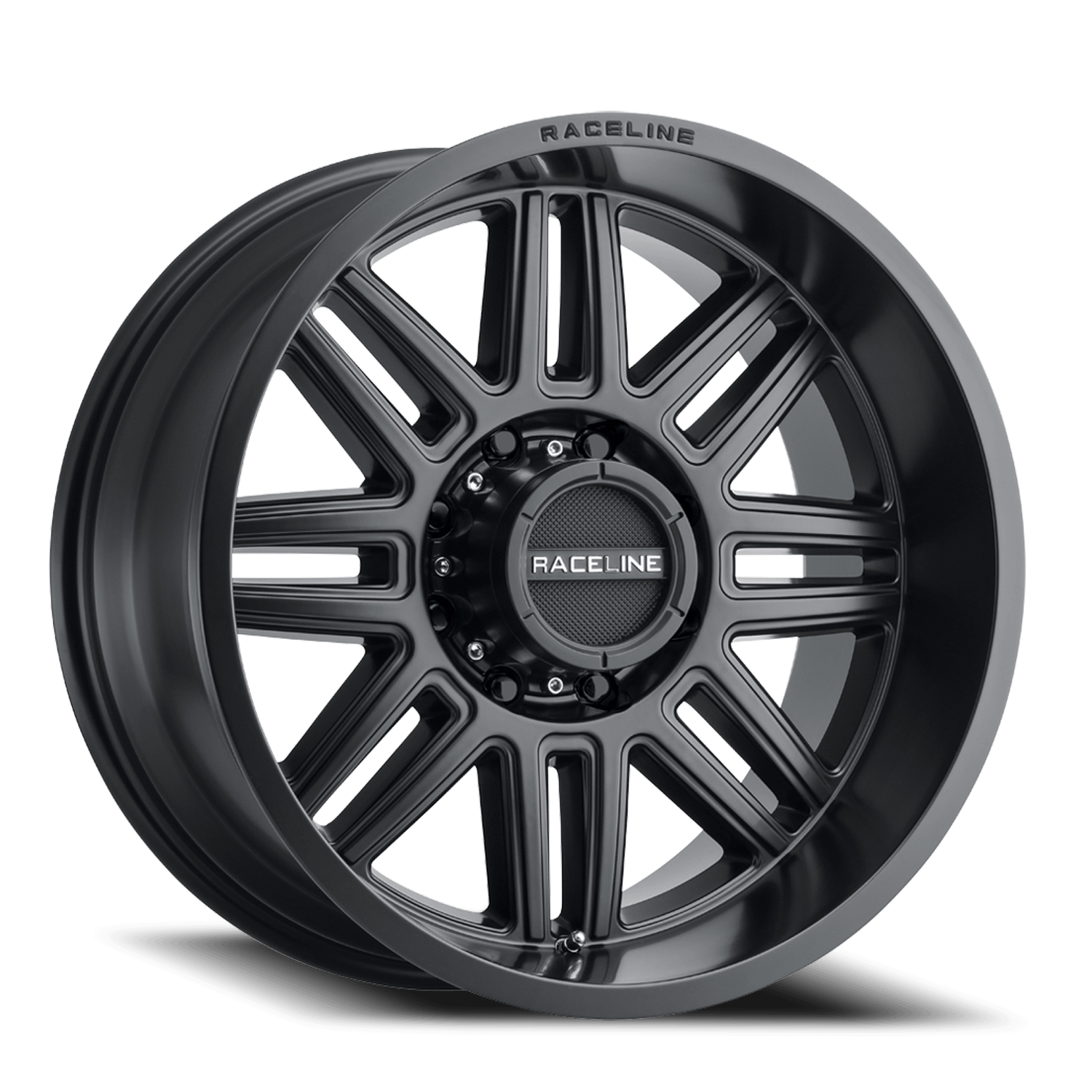 Raceline Wheels Aluminum Wheels 18x9 Split 948B Satin Black 18 Offset 8 on 170 Bolt Pattern 125.2 Bore Raceline - 948B-89081+18