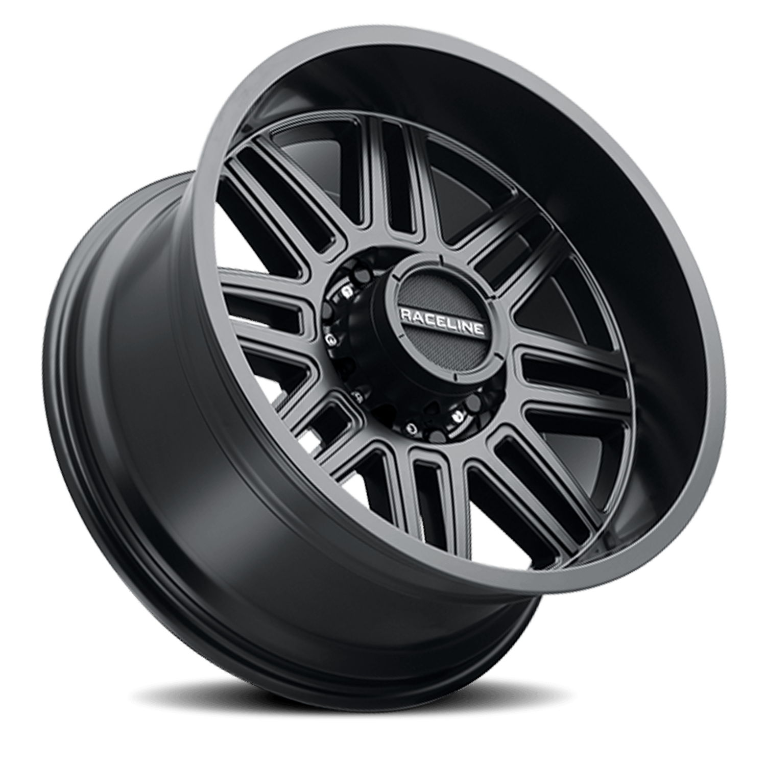 Raceline Wheels Aluminum Wheels 18x9 Split 948B Satin Black 18 Offset 8 on 170 Bolt Pattern 125.2 Bore Raceline - 948B-89081+18