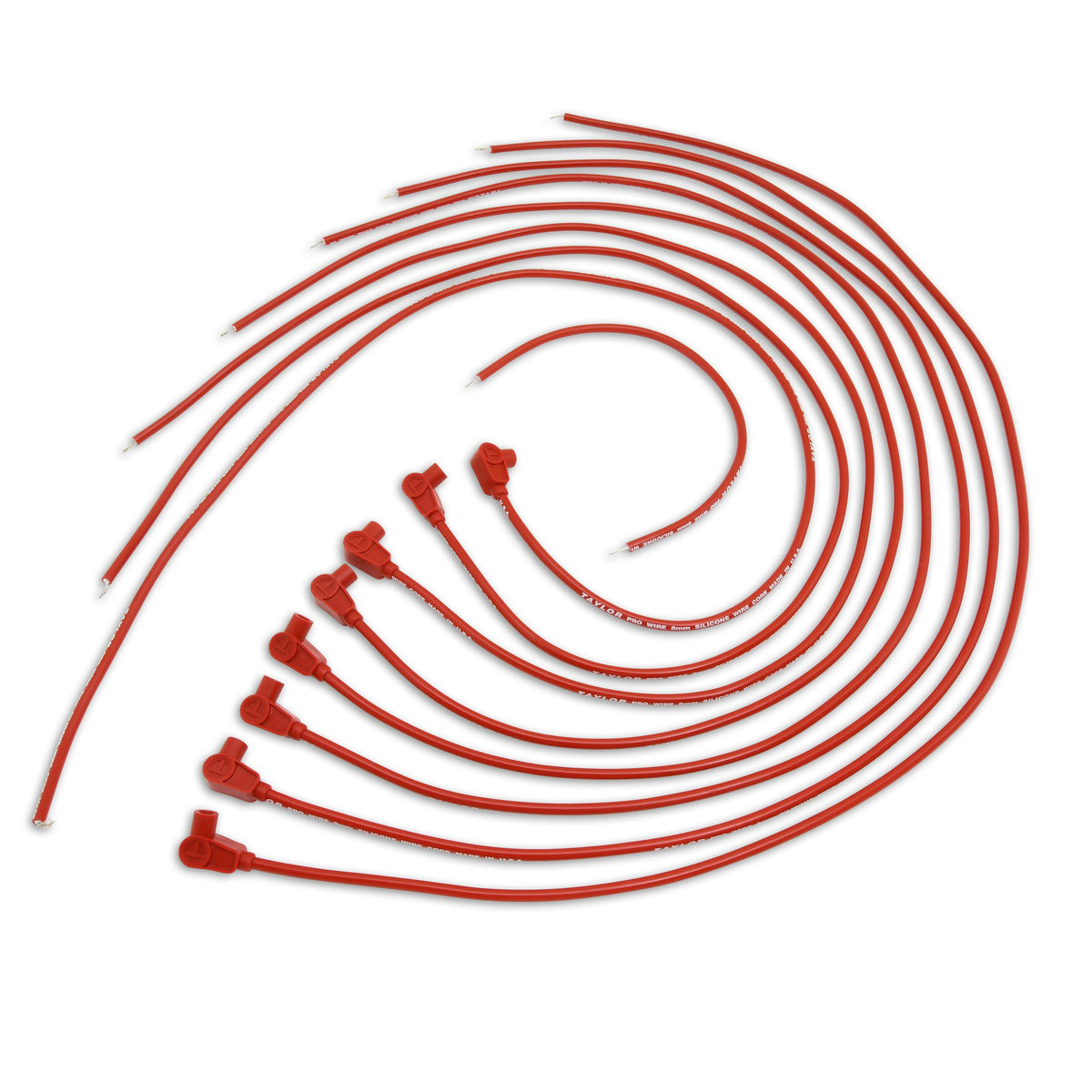 TAYLOR CABLE 8mm Pro Wire/Vertex TCW univ 8cyl 90 red - 70260