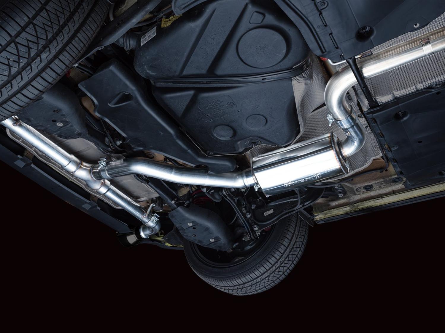 AWE Touring Edition Catback Exhaust - Diamond Black Tips (2022-2023 Volkswagen MK8 GTI) - 3015-33658
