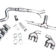 AWE Track Edition Exhaust for Volkswagen MK8 Golf R - Chrome Silver Tips - 3020-42658