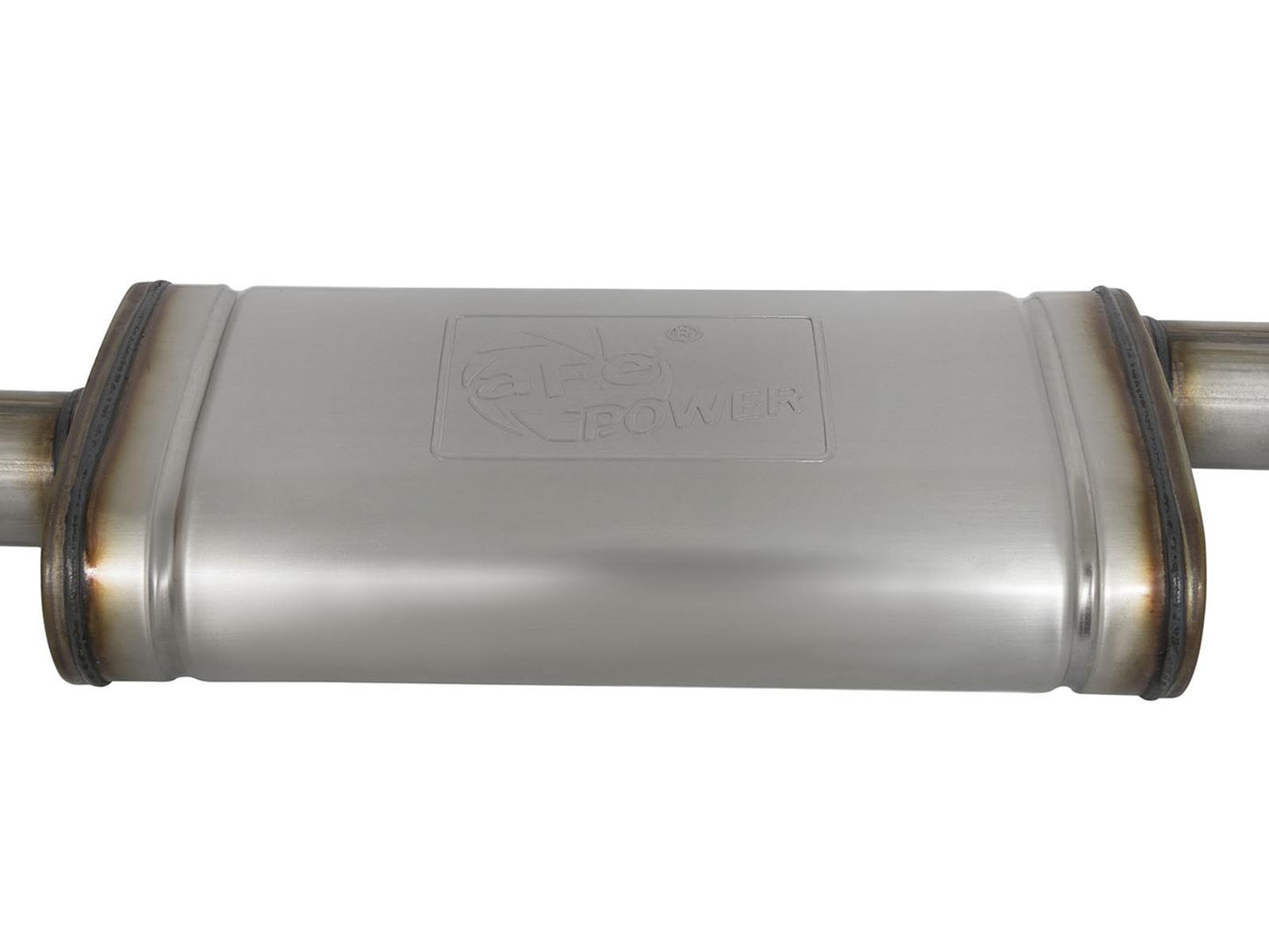 AFE Apollo GT Series 2-1/2 IN 409 Stainless Steel Cat-Back Exhaust System Polished (Jeep Gladiator (JT) 2020 V6-3.6L) - 49-48089-P