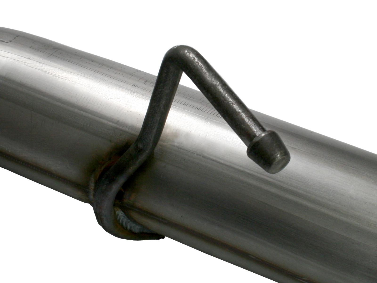 AFE Large Bore-HD 4 IN 409 Stainless Steel DPF-Back Exhaust System (2008-2010 F-250 Super Duty, F-350 Super Duty, F-450 Super Duty, F-550 Super Duty) - 49-43006