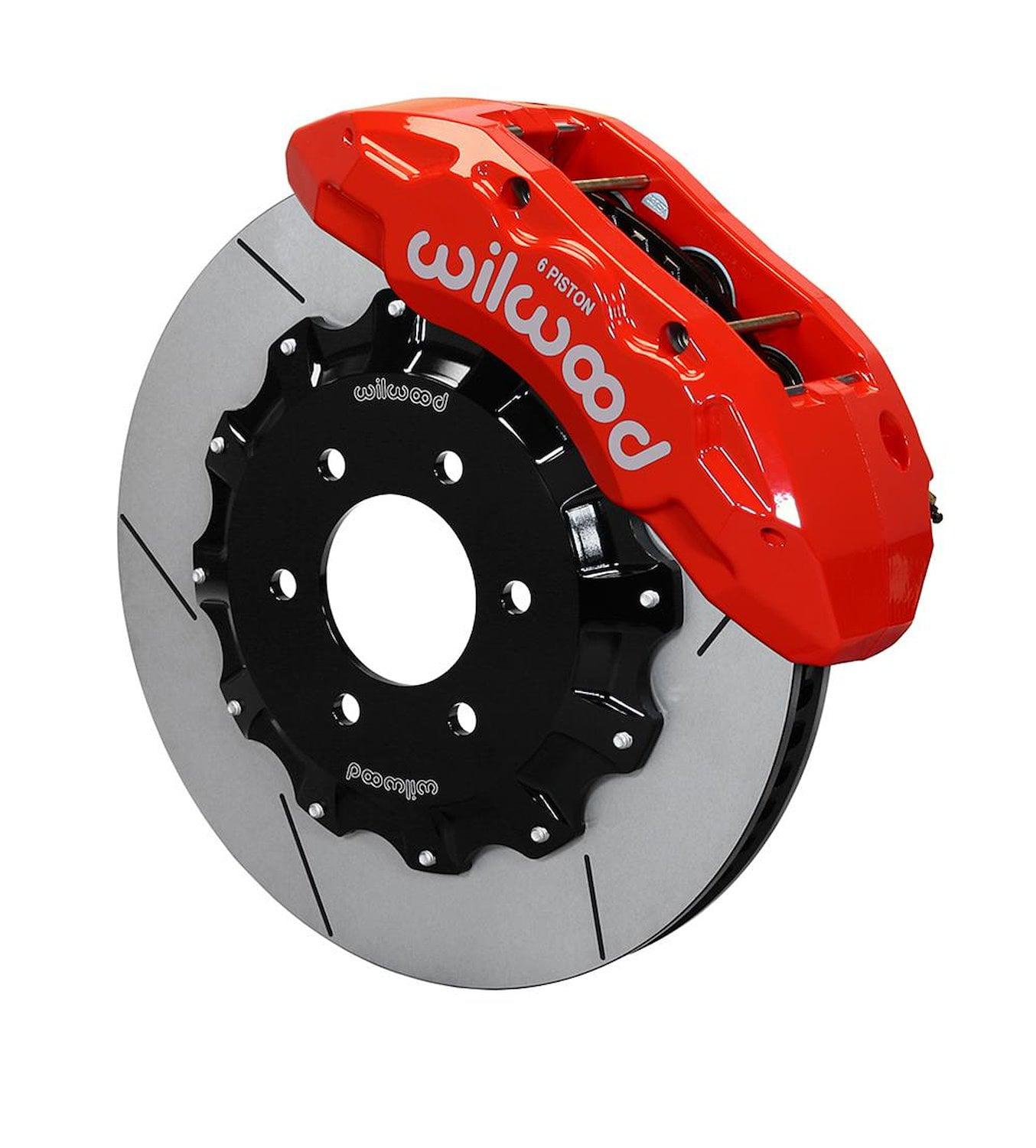 Wilwood TX6R Big Brake Truck Front Brake Kit - Red (2010-2020 F-150) - 140-13865-R