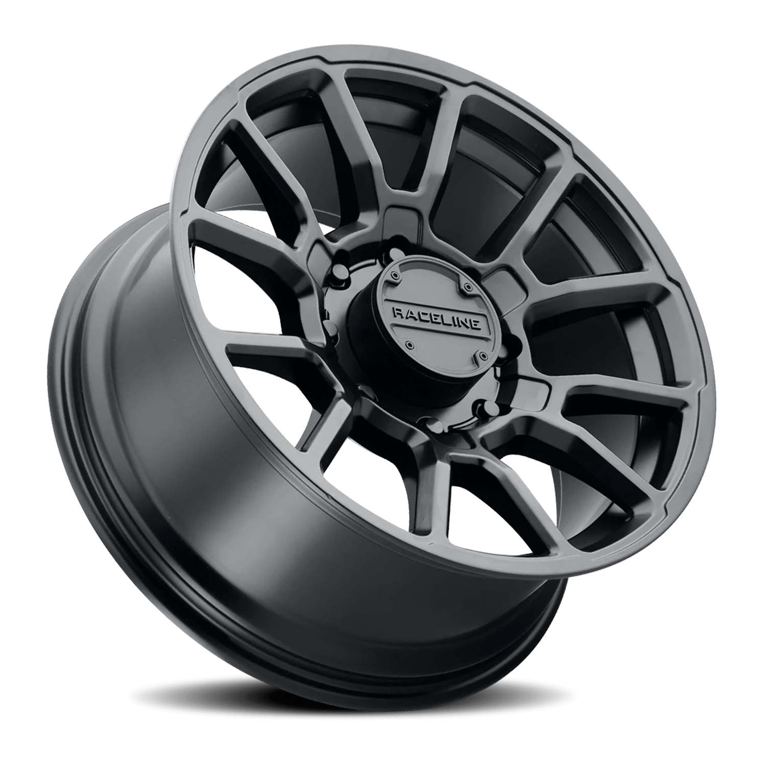 Raceline Wheels Aluminum Wheels 20x10 Gauge 950B Satin Black Multi Spoke -19 Offset 8 on 170 Bolt Pattern 125.2 Bore Raceline - 950B-21081-19