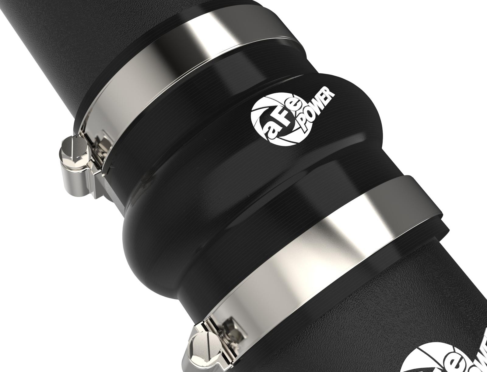 AFE BladeRunner 3 IN Aluminum Cold Charge Pipe Black (2024 Land Cruiser , Tacoma) - 46-20729-B
