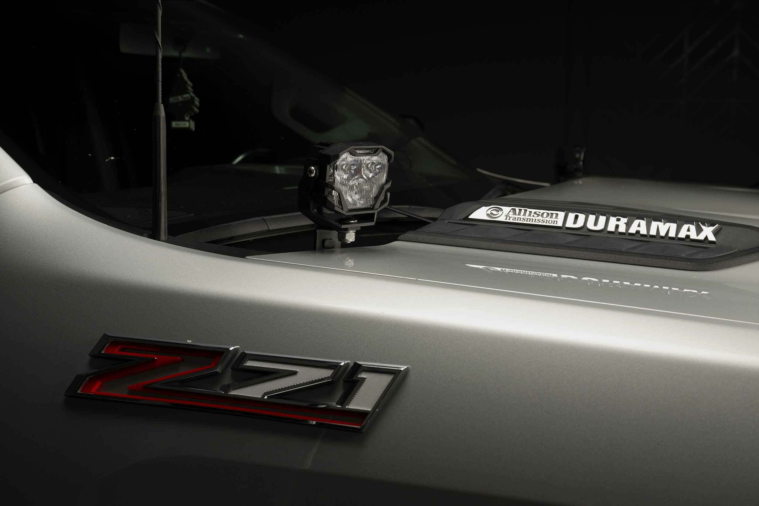 Morimoto Ditch Light Brackets: Silverado HD (20+ / Set) - BAF073