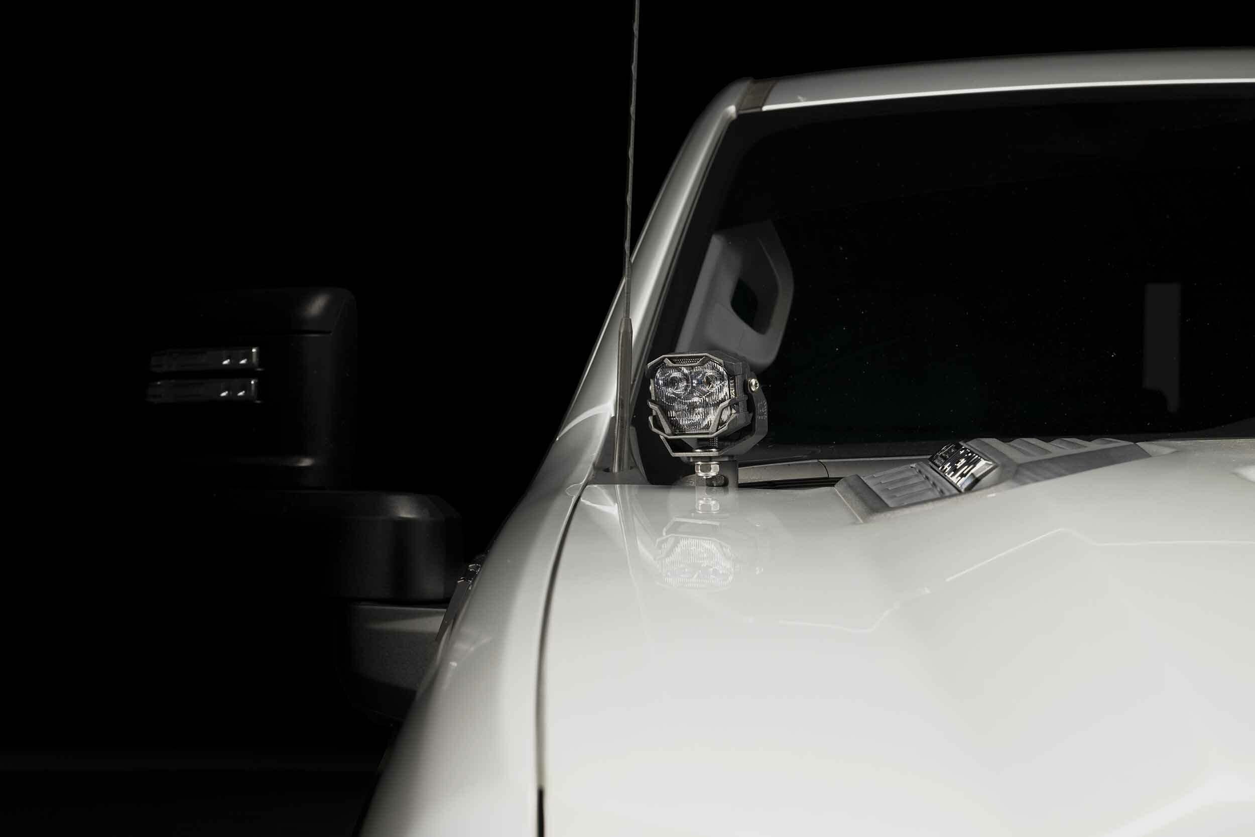 Morimoto Ditch Light Brackets: Silverado HD (20+ / Set) - BAF073
