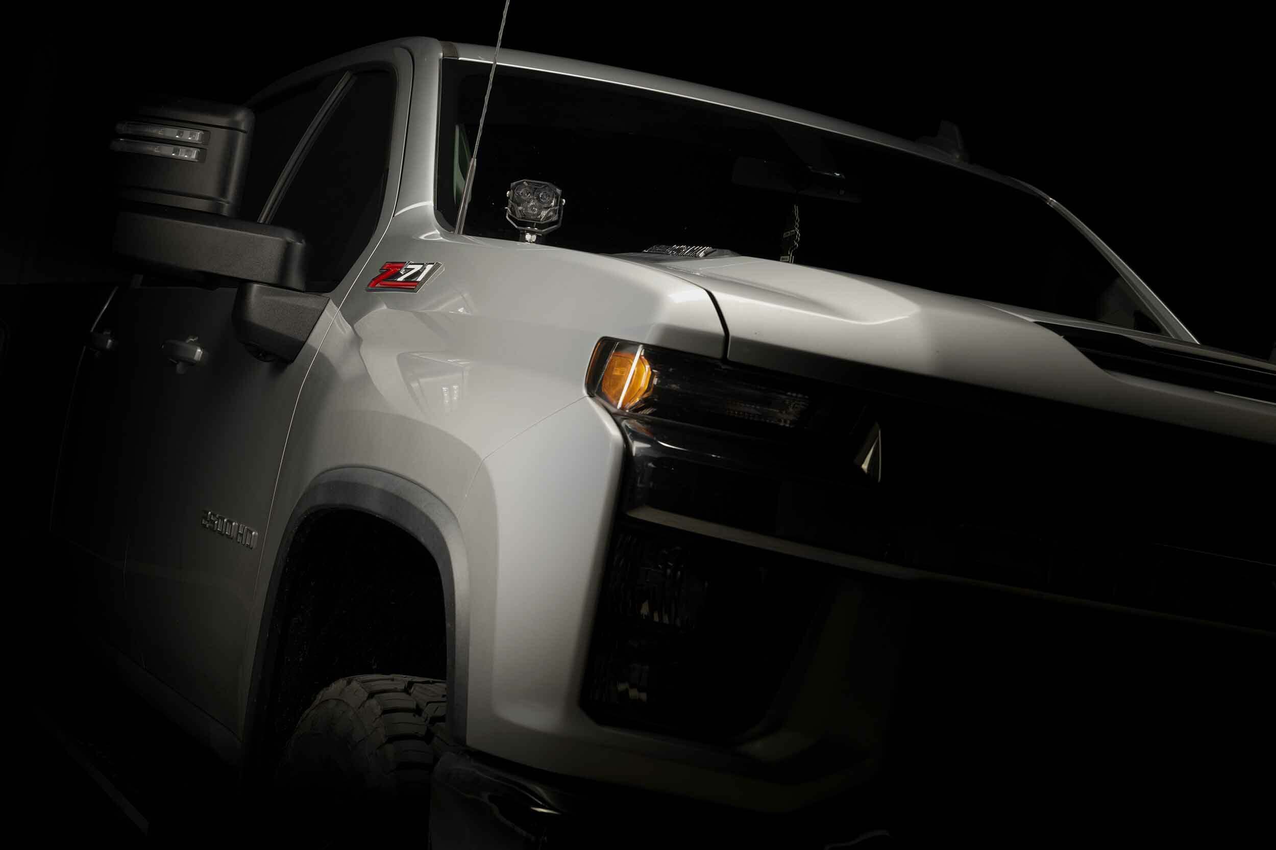 Morimoto Ditch Light Brackets: Silverado HD (20+ / Set) - BAF073