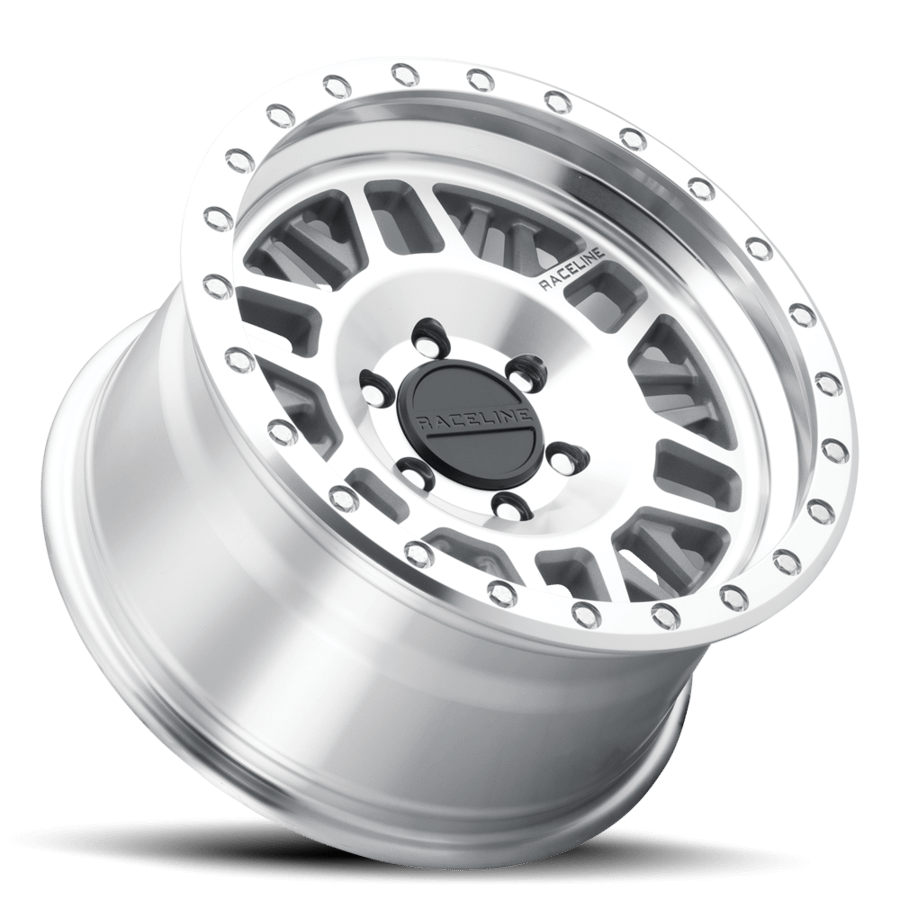 Raceline Wheels Aluminum Wheels 18x9 Ryno 951MC Machined Silver 18 Offset 8 on 180 Bolt Pattern 130.81 Bore Raceline - 951MC-89088+18