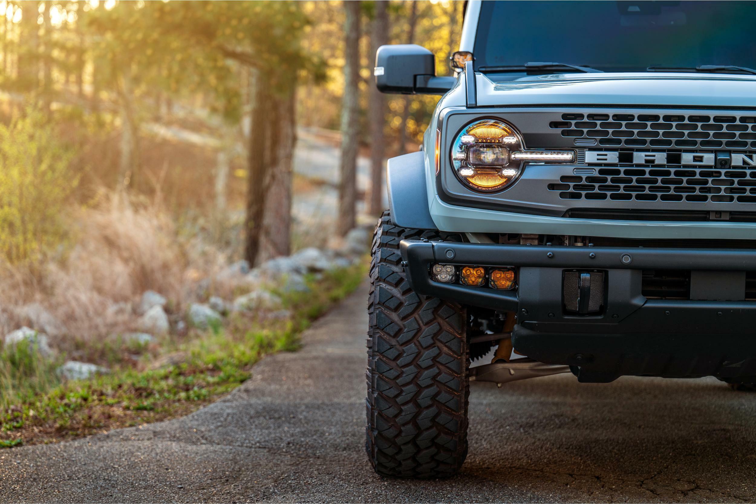 Morimoto 4Banger Fog Brackets: Type Triple (2021-2025 Ford Bronco) - BAF069
