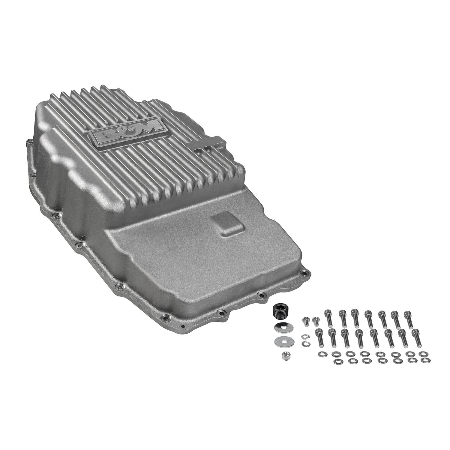 B&M 70396 Cast Trans Pan, Gm 8L90