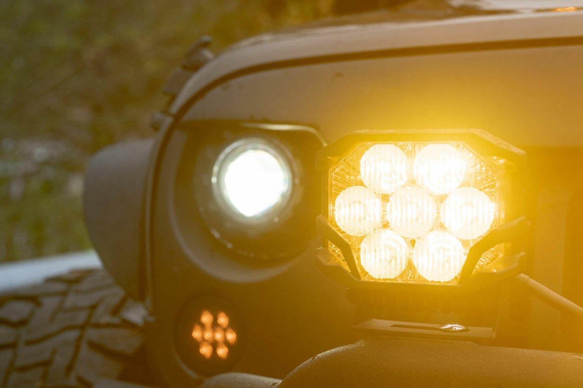 Morimoto BigBanger HXB LED Pod (Amber DRL / Spot / Yellow)(Each) - BAF123