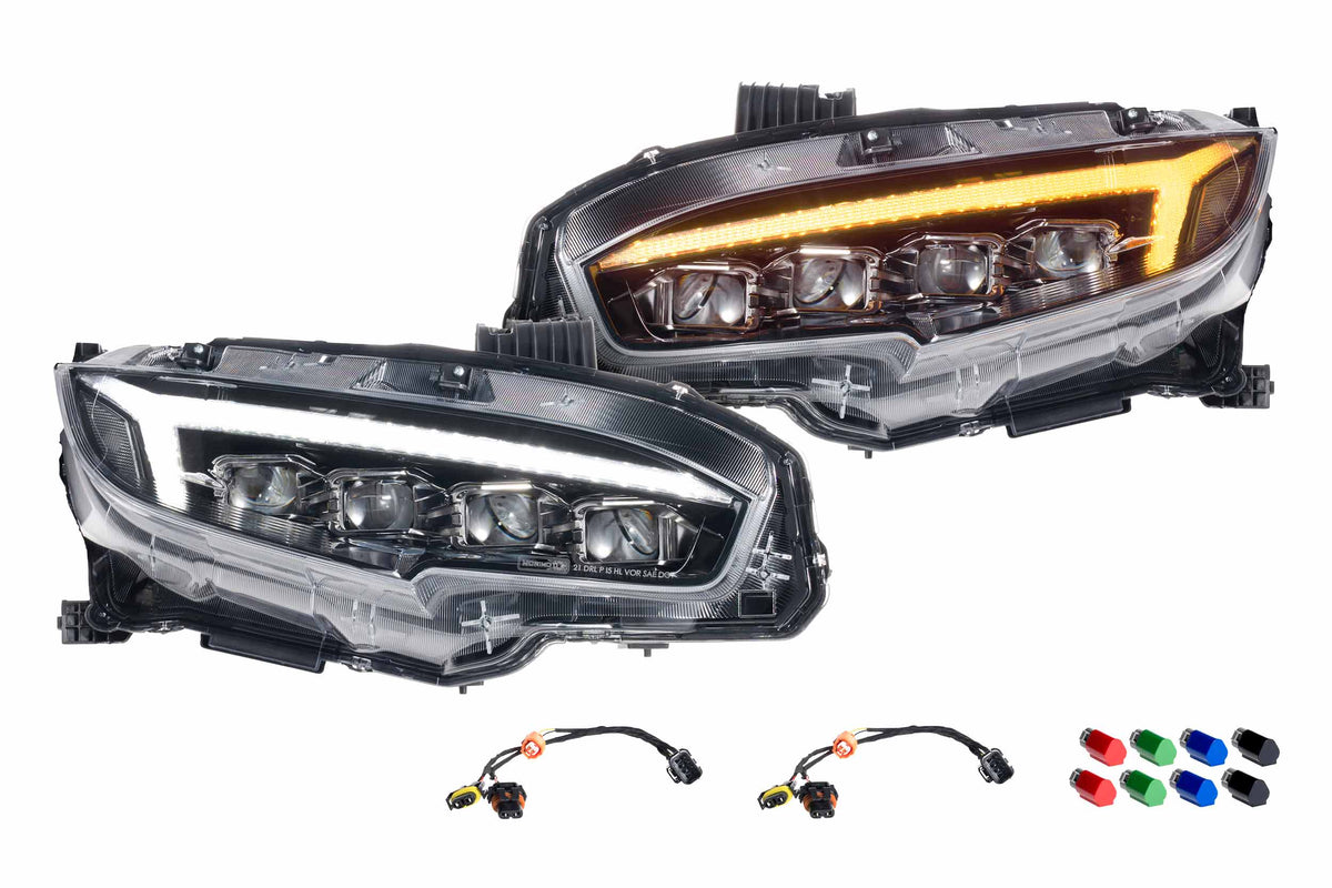 Morimoto XB LED Headlights - Set (2016-2021 Honda Civic) - LF2-473