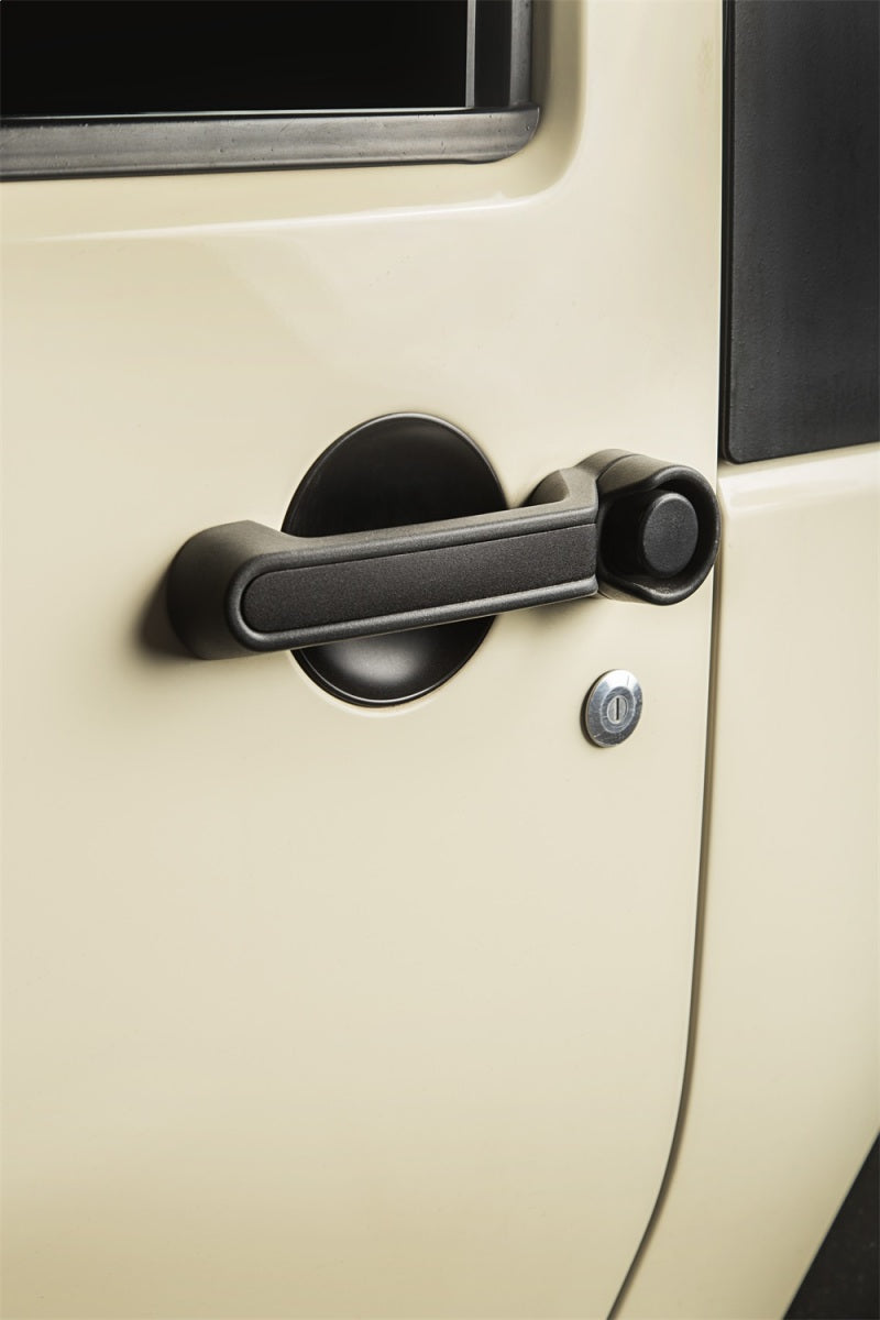 Rugged Ridge Elite Door Handle Inserts Black; 07-18 Jeep Wrangler Jku 4 Door - 13311.43