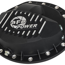 AFE Pro Series Front Differential Cover Black w/ Machined Fins - 46-70042