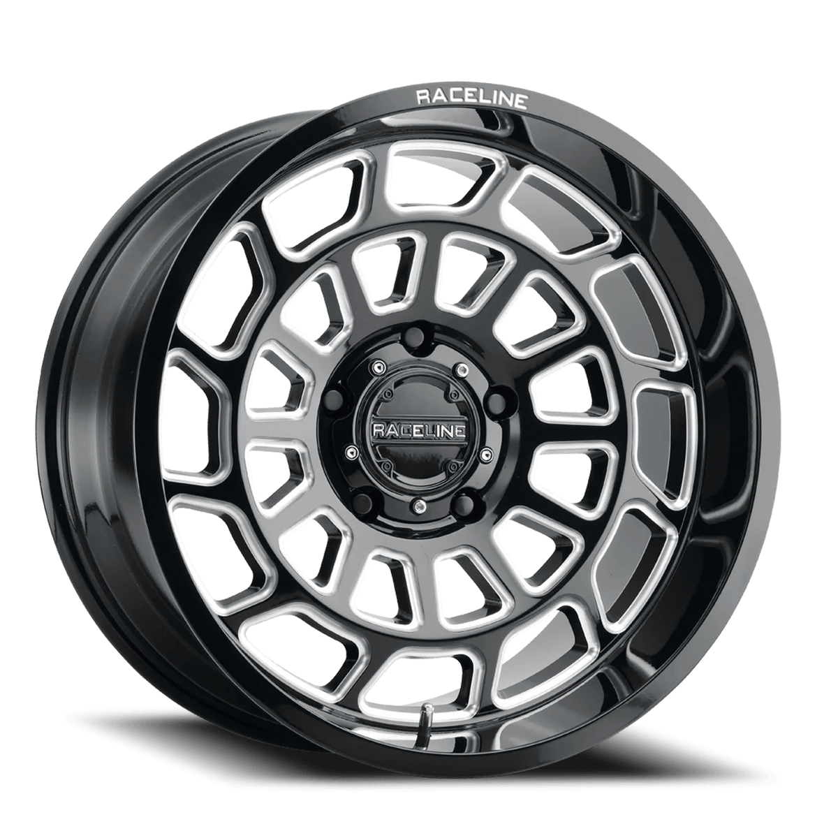 Raceline Wheels Aluminum Wheels 20x10 Warp 955M Milled Gloss Black -19 Offset 8 on 165.1 Bolt Pattern 125.2 Bore Raceline - 955M-21080-19