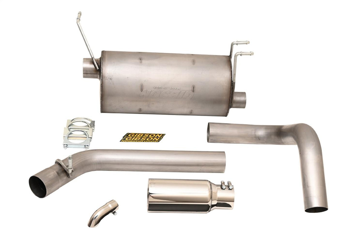 Gibson Exhaust Rv Power Cat-Back Single Exhaust System; Stainless (2016-2021 F-53 Motorhome Chassis) - 956011S