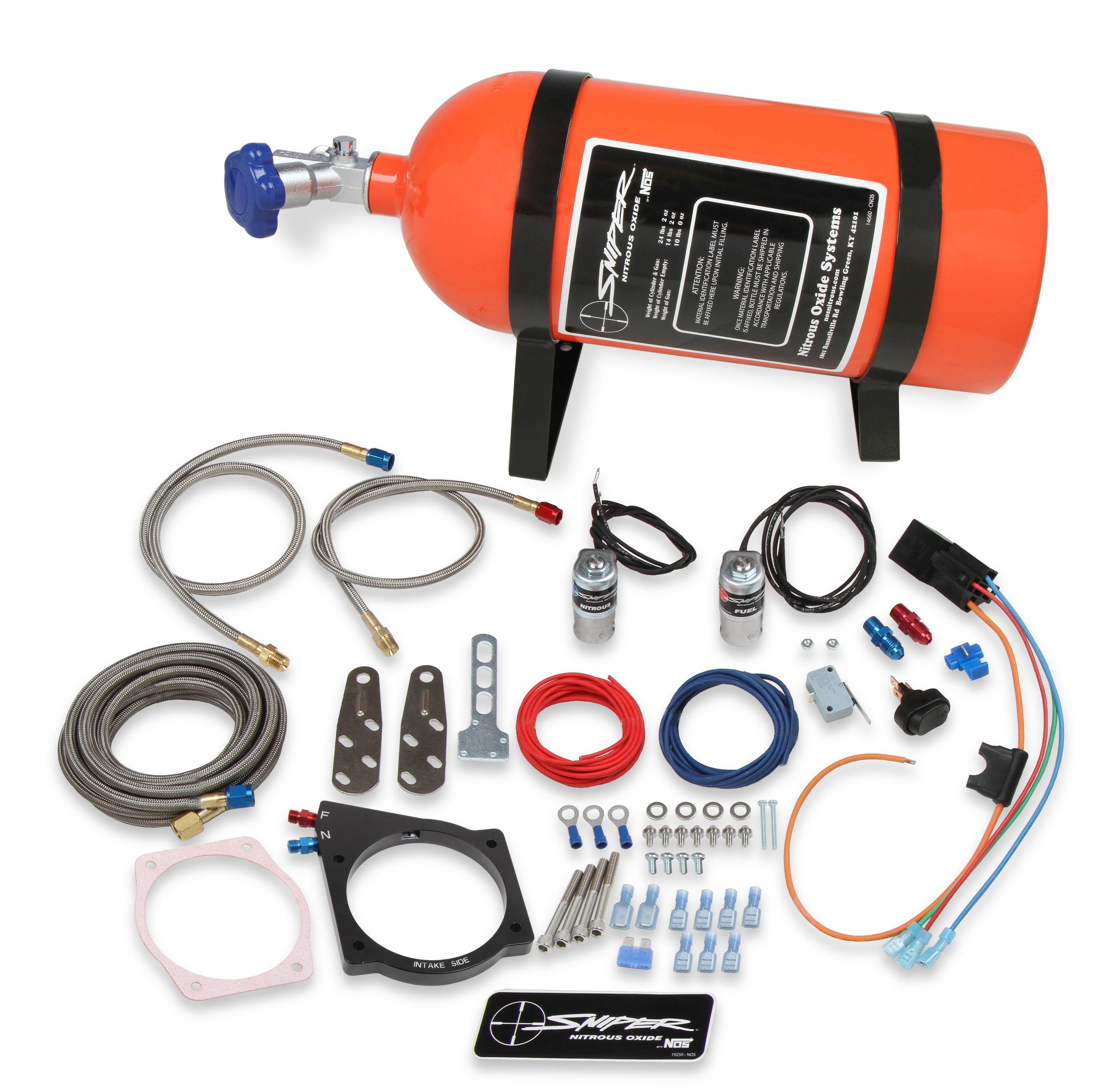 Nos 07162NOS Sniper Plate Kit, 105Mm Gm Ls, 4-Bolt