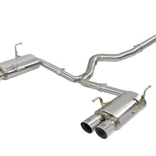 AFE Takeda 3 IN to 2-1/4 IN 304 Stainless Steel Cat-Back Exhaust w/ Polished Tip (2015-2020 WRX, WRX STI) - 49-36801-P