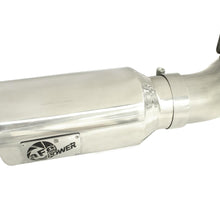 AFE Large Bore-HD 4 IN 409 Stainless Steel DPF-Back Exhaust System w/Polished Tip (2011-2016 Silverado 2500 HD, Silverado 3500 HD, Sierra 2500 HD, Sierra 3500 HD) - 49-44043-P