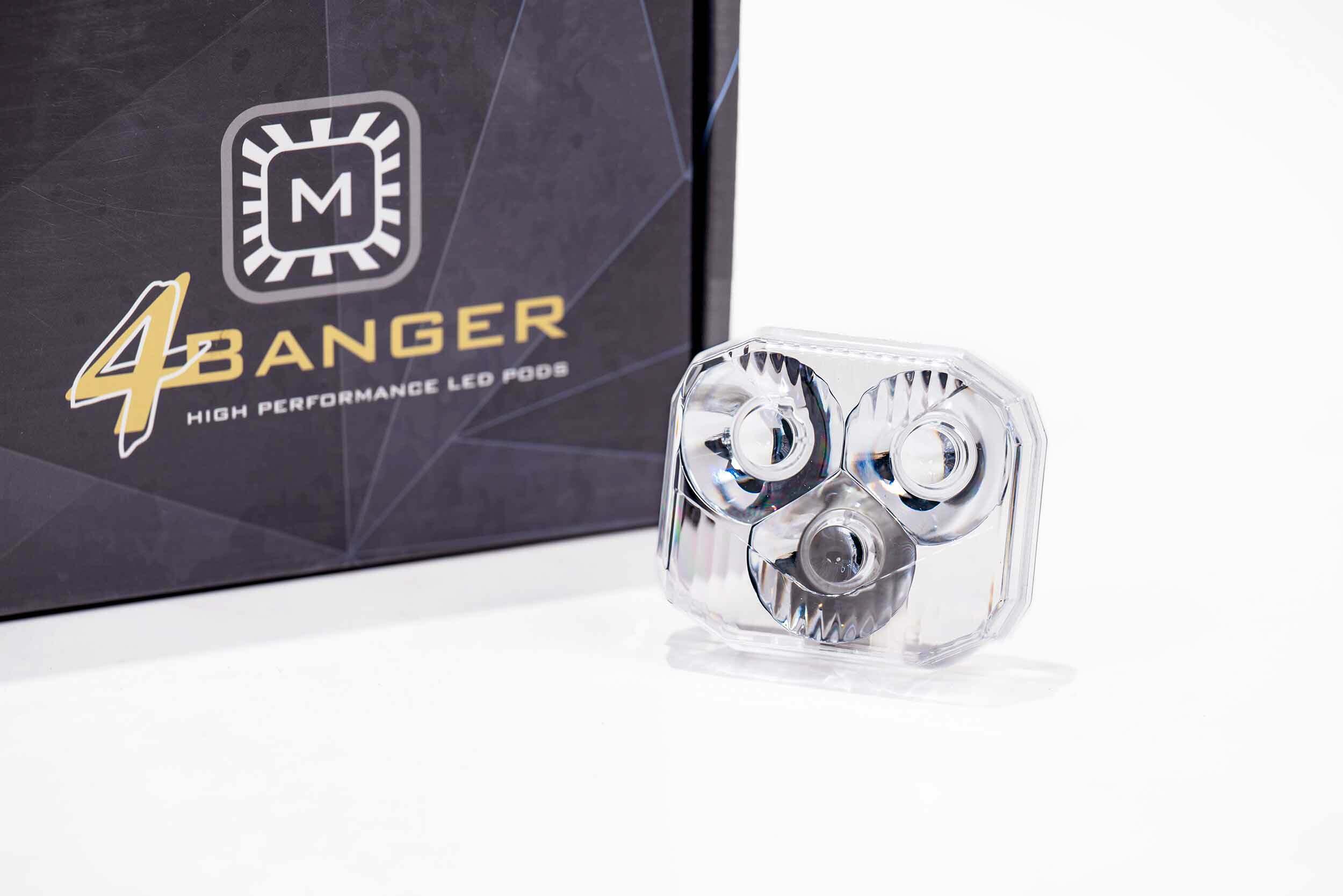Morimoto 4Banger Replacement Lens (White / Spot) - BAF200