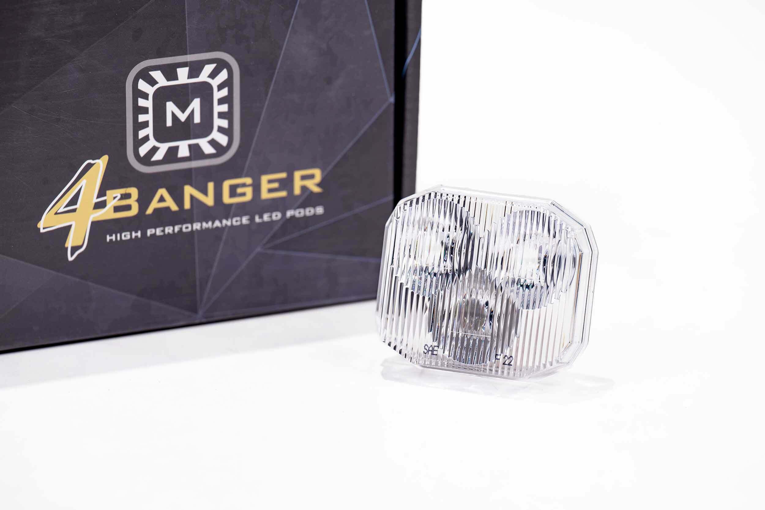 Morimoto 4Banger Replacement Lens (White / Wide) - BAF202