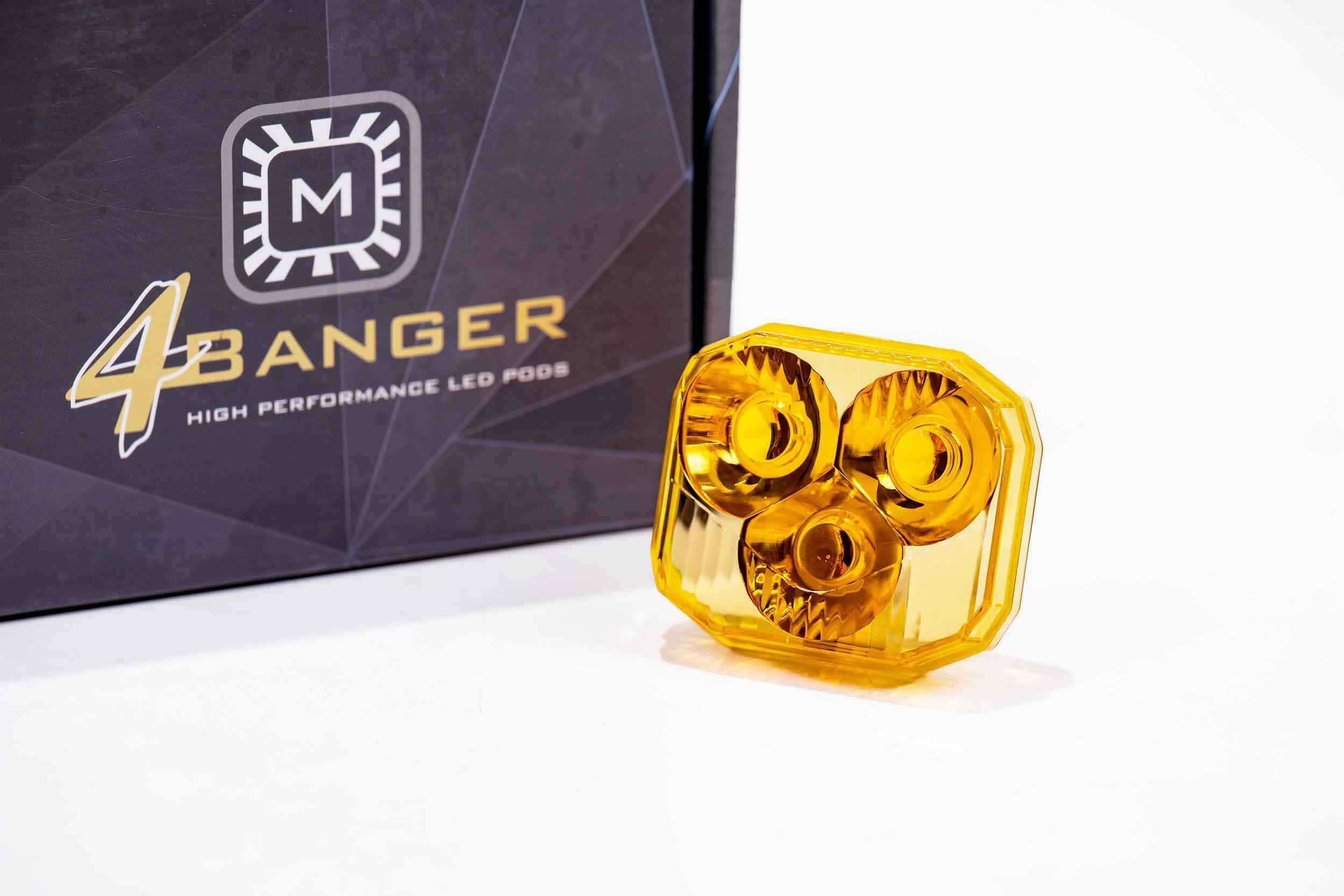 Morimoto 4Banger Replacement Lens (Yellow / Spot) - BAF203