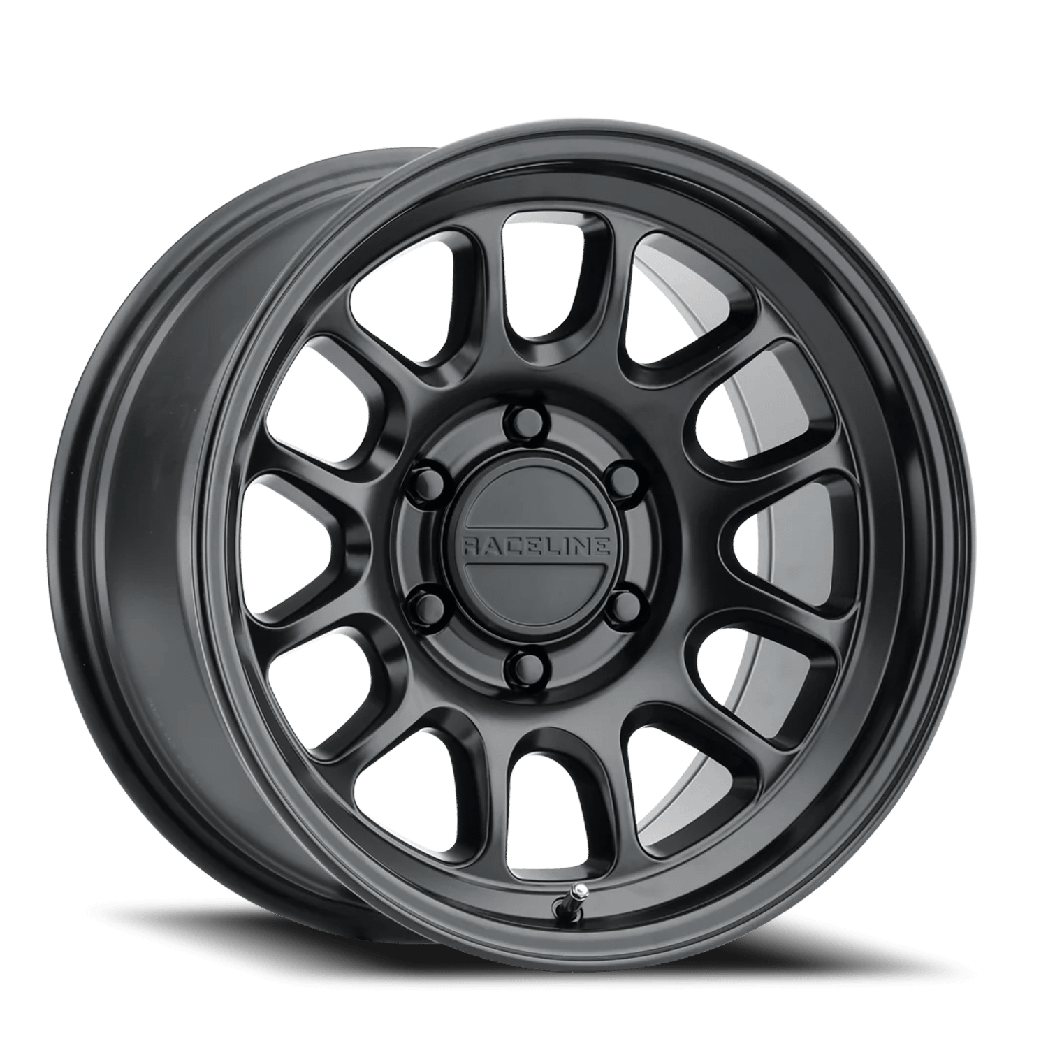 Raceline Wheels Aluminum Wheels 17x9 Rogue 958B Satin Black -12 Offset 6 on 139.7 Bolt Pattern 106.1 Bore Raceline - 958B-79060-12