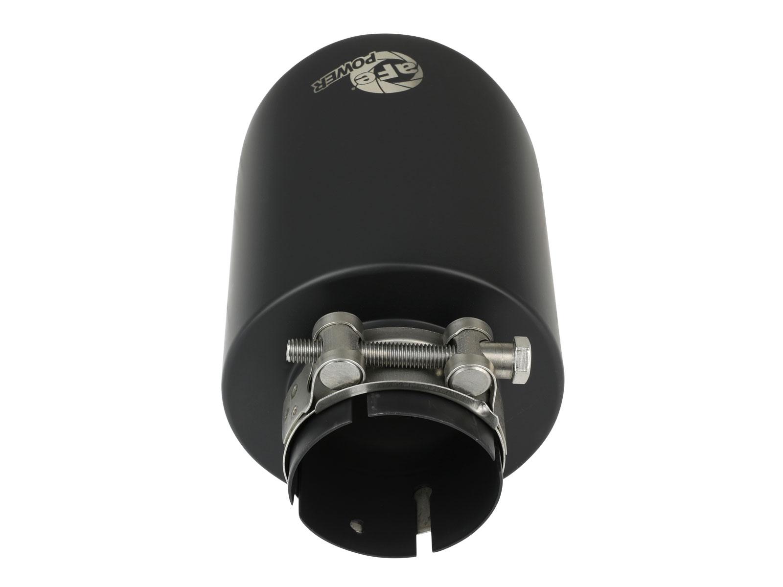 AFE MACH Force-Xp 304 Stainless Steel Clamp-on Exhaust Tip Black Velvet - 49T25454-B072