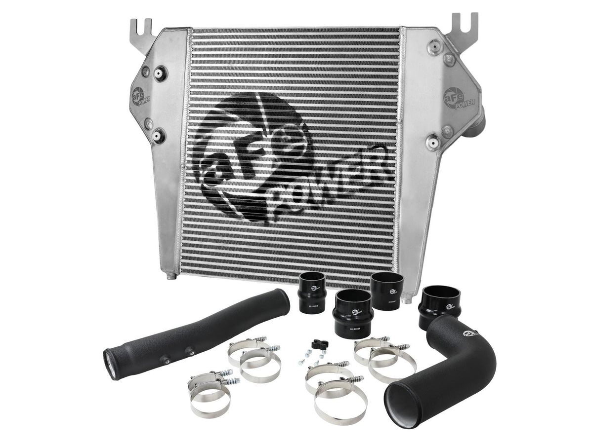 AFE BladeRunner GT Series Intercooler Kit w/ Tubes Black (2010-2011 2500, 3500, Ram 2500, Ram 3500) - 46-20082