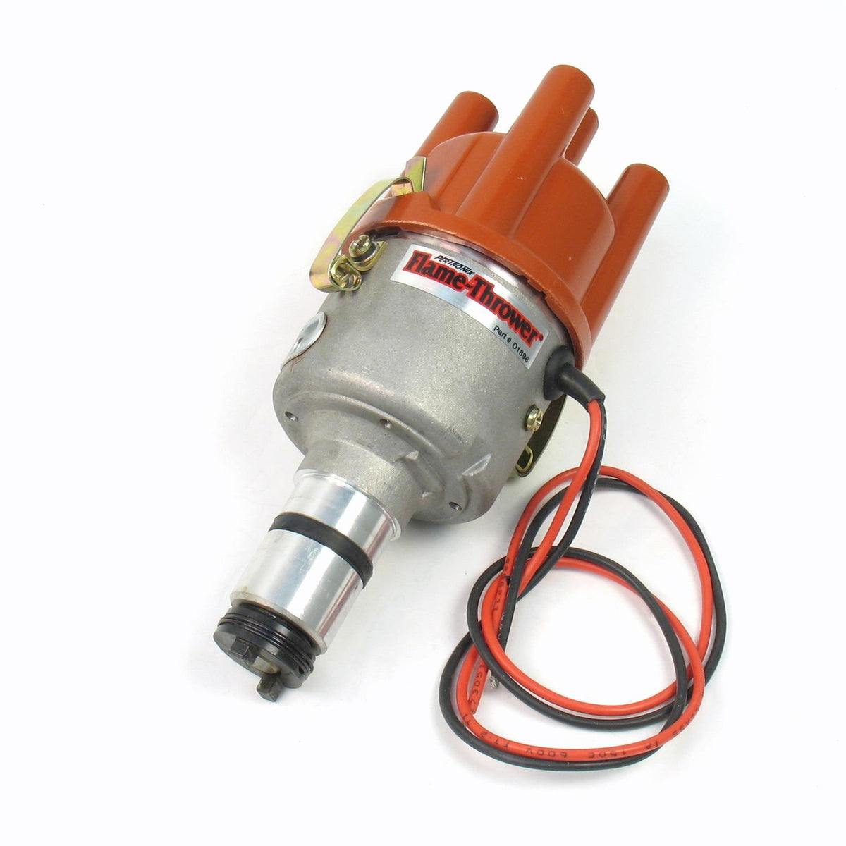 Pertronix Flame-Thrower "Stock Look" Bosch Style Distributor Featuring Original Ignitor Electronics. 6-Volt Negative Ground, Non Vacuum Advance. - D189604
