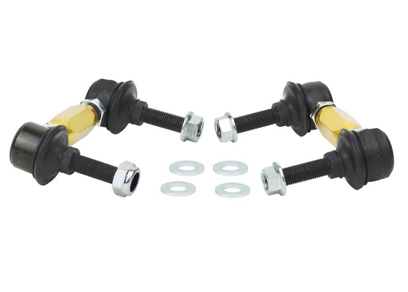 Whiteline Performance Universal Adjustable Sway Bar Link 90mm-115mm Length, 10mm Studs Gold Anodized Whiteline - KLC140-090