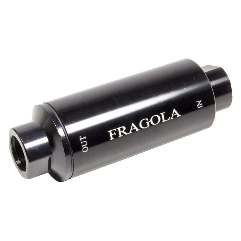 Fragola Fuel Filter, #10 In/Out, 10 Micron, Black - 960002-BL