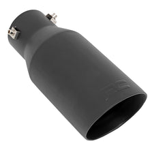 Rough Country Exhaust Tip Black RC Logo 2.5-3.125 Inch Pipe - 96004A