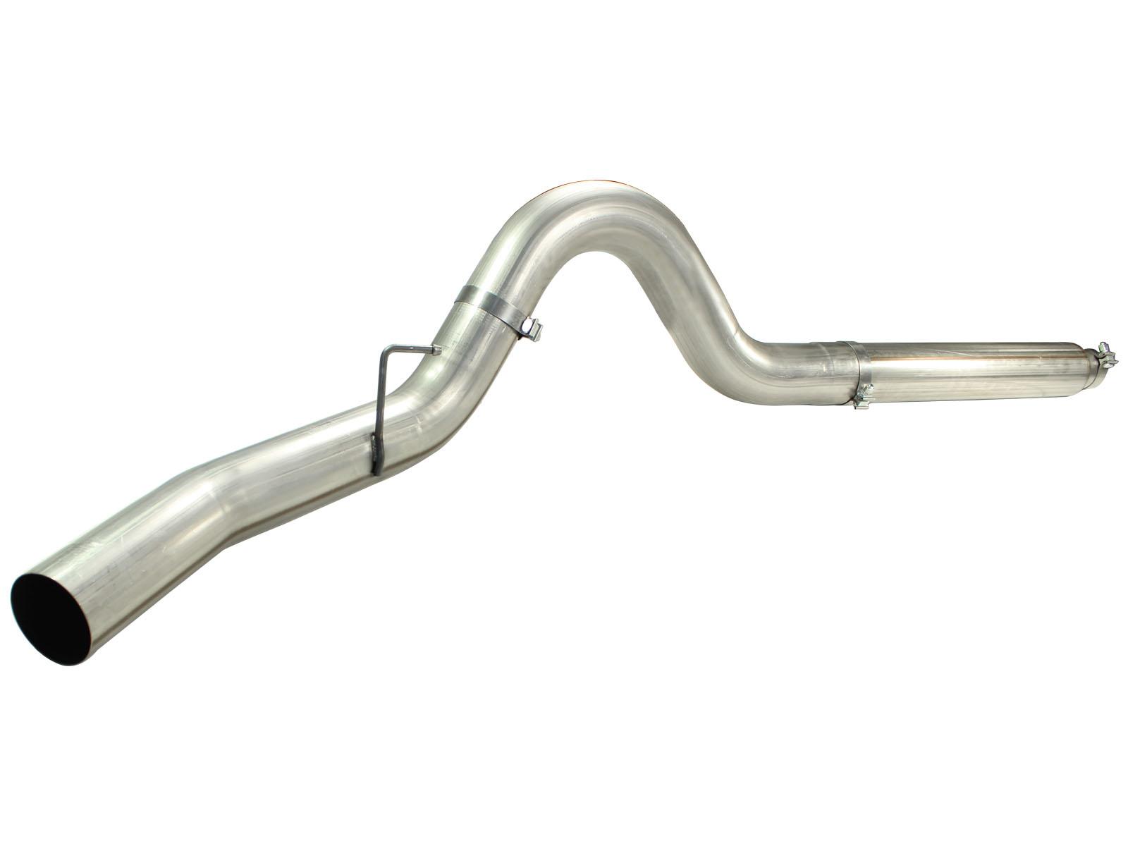 AFE Large Bore-HD 5 IN 409 Stainless Steel DPF-Back Exhaust System - 49-43054